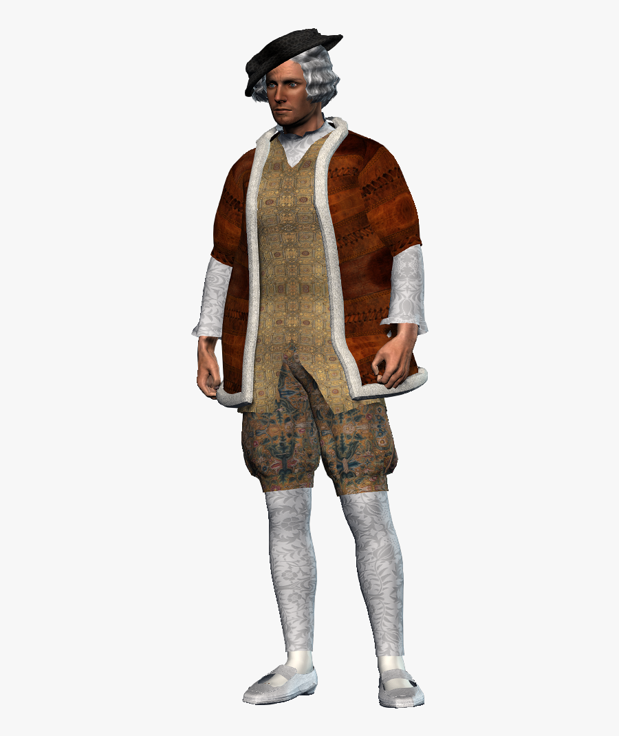 Cc Cloth Monarchies Edouard Vi Medieval King Of Elizabethian - Transparent Medieval King Png, Transparent Clipart