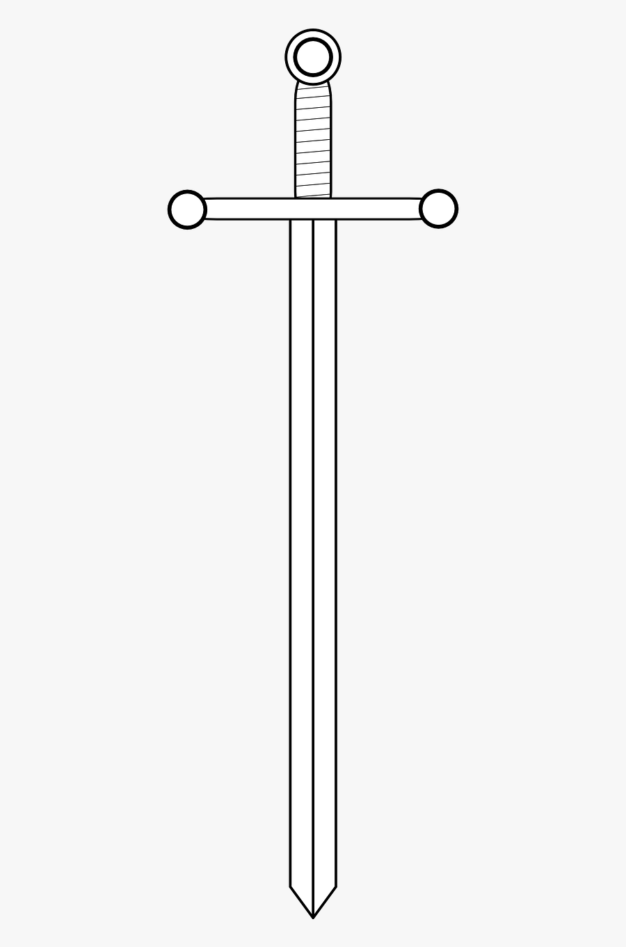 Sword Weapon Medieval Free Photo - Cross, Transparent Clipart