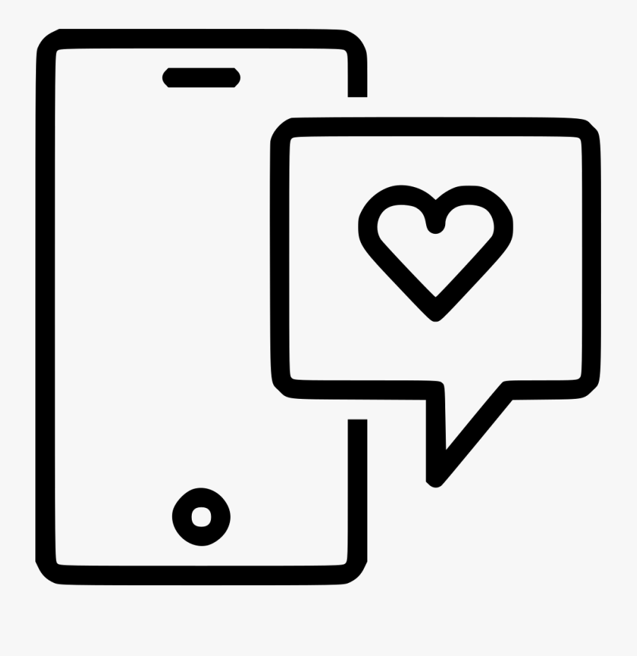 Chat Mobile Phone Svg - Mobile Chat White Icon Png, Transparent Clipart