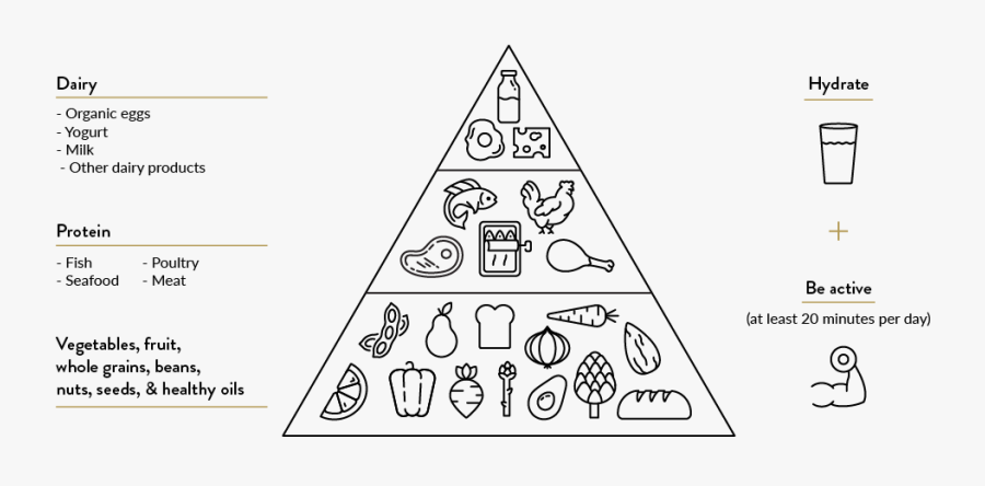 What Is A Modified Mediterranean Diet - Pyramid Mediterranean Diet, Transparent Clipart