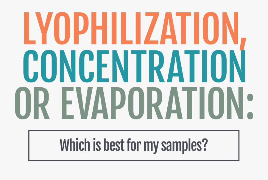 Infographic Lyophilization Concentration Or - Parallel, Transparent Clipart