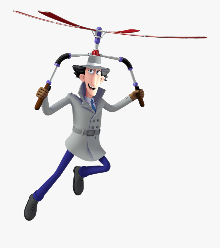 Inspector Gadget Flying Hat - Go Go Gadget Helicopter Hat, Transparent Clipart