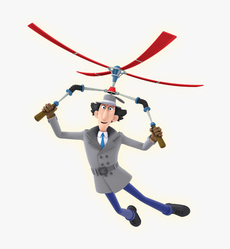 Inspector Gadget Helicopter, Transparent Clipart