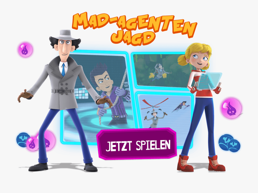Mad-agenten Jagd - Cartoon, Transparent Clipart