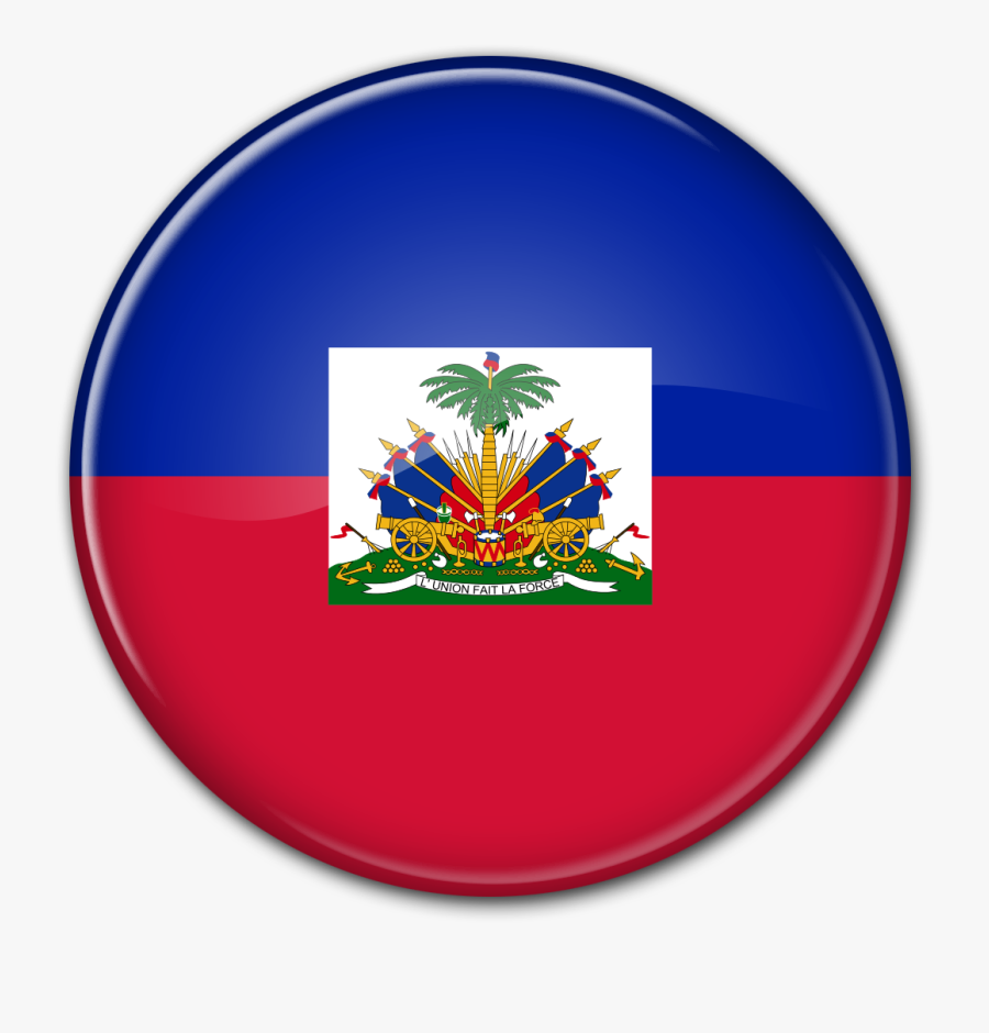 Round Flag Of Haiti - Haiti Flag, Transparent Clipart