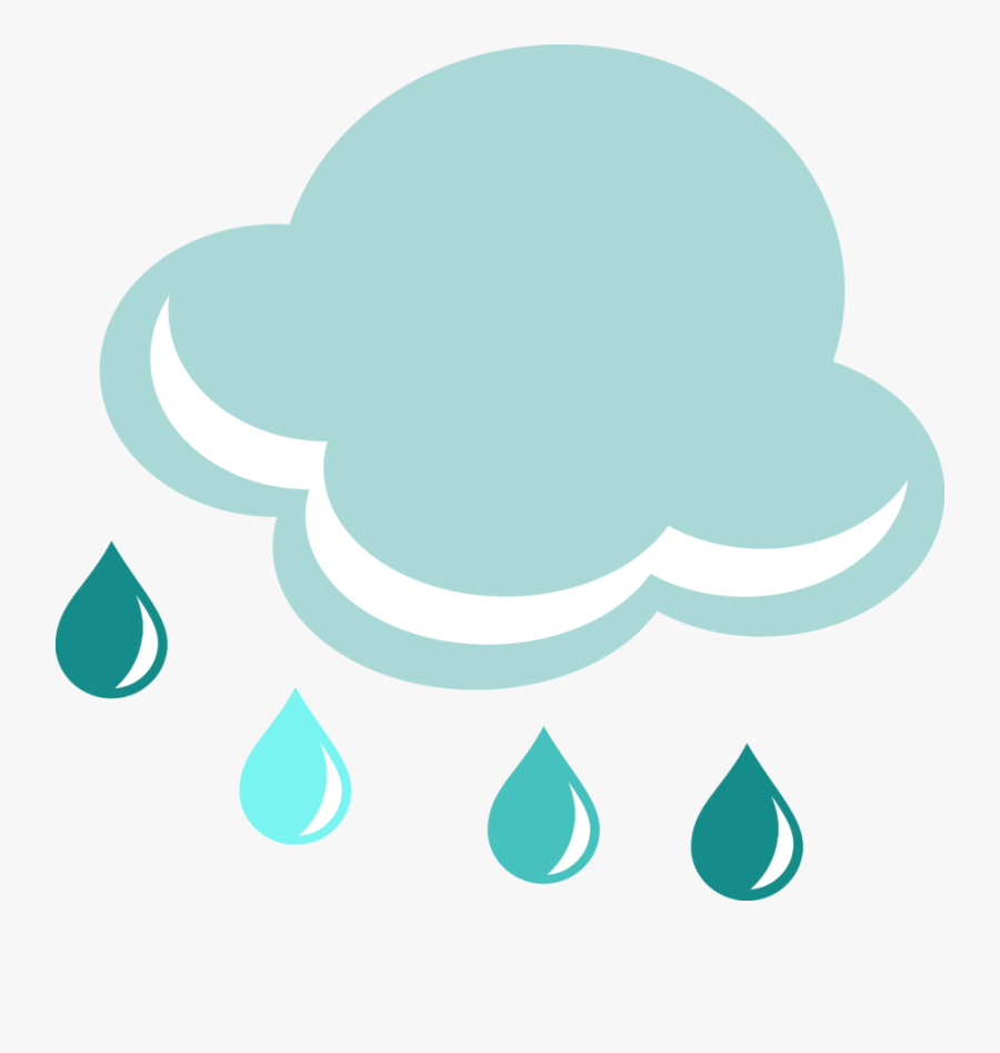 Rain Clouds, Rain Drops, Rain Fall, Dibujo, Food Cakes, - Gotas De Lluvia Png, Transparent Clipart