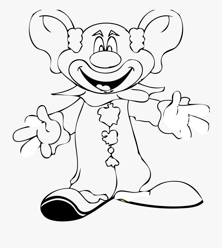 Joker Clipart - Line Art Of Joker, Transparent Clipart