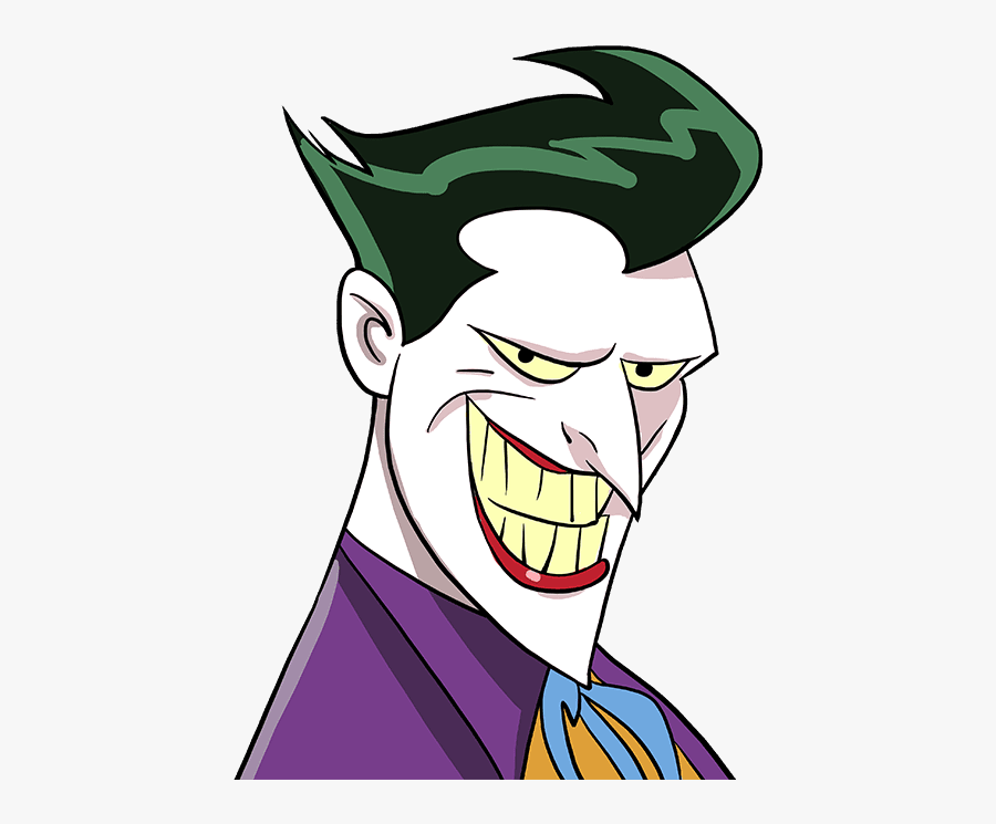 How To Draw Joker - Joker Cartoon Drawing, Transparent Clipart