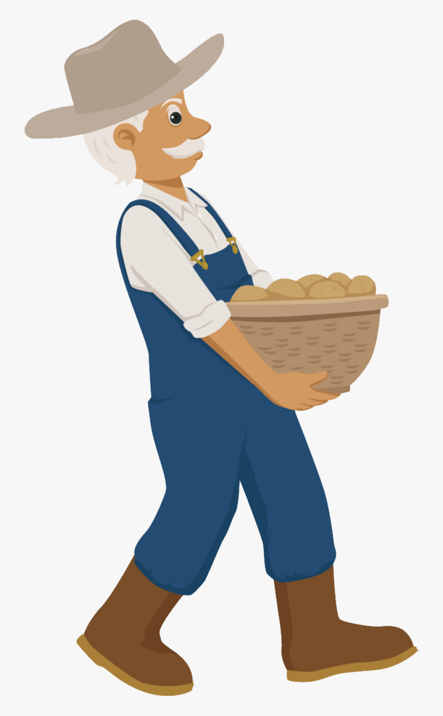 Farmer Png Image - Transparent Background Farmer Clipart, Transparent Clipart