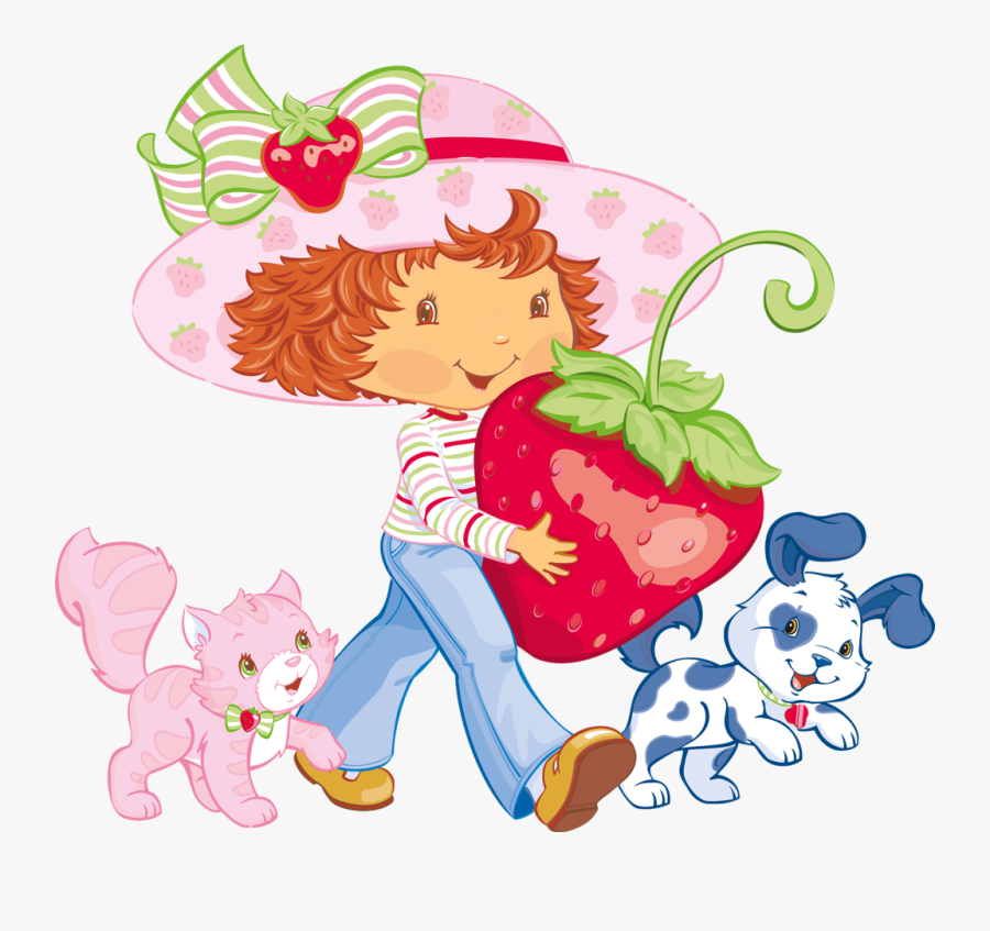 Transparent Sobbing Clipart - Strawberry Shortcake Character Kartun, Transparent Clipart