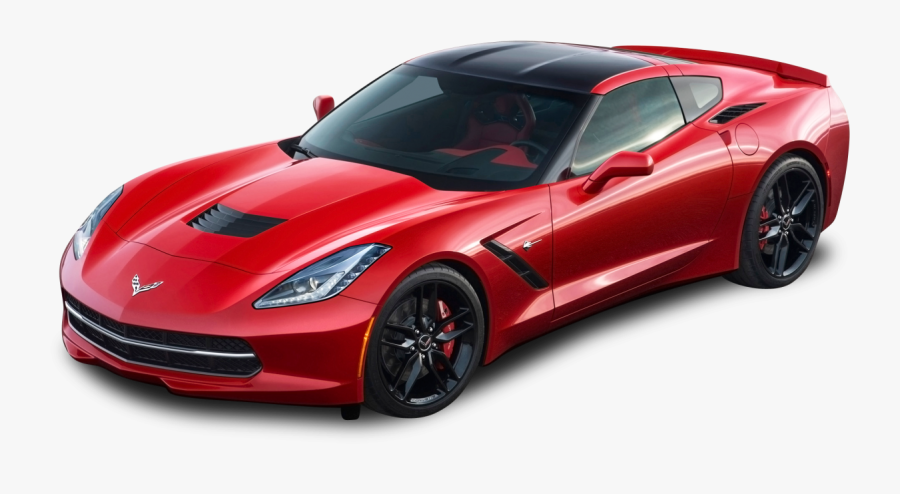 Red Chevrolet Corvette Stingray Top View Car Png Image - Corvette 2014, Transparent Clipart