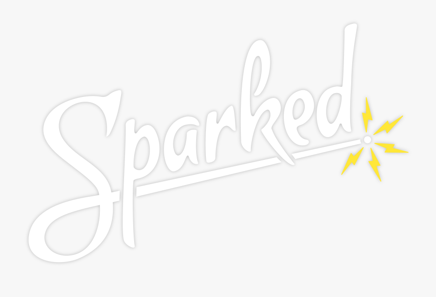 Sparked Podcast Logo - Calligraphy, Transparent Clipart