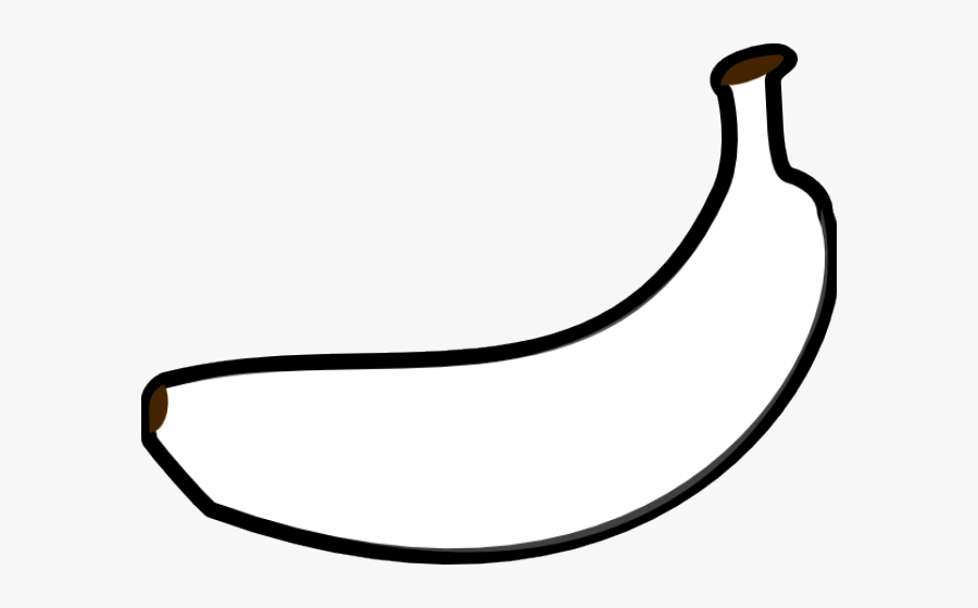 Banana Outline Cliparts - Outline Banana Clip Art, Transparent Clipart