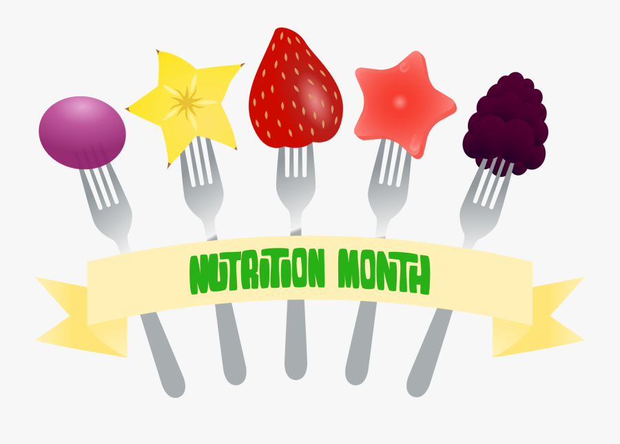Nutrition Month Celebration Clipart, Transparent Clipart