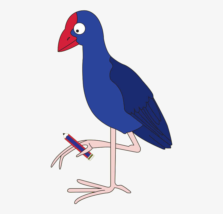 Pukeko Preschool-1 - Pukeko Bird Clip Art, Transparent Clipart