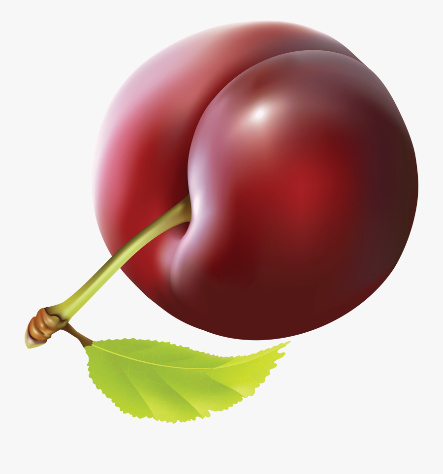 Plum Clipart, Transparent Clipart