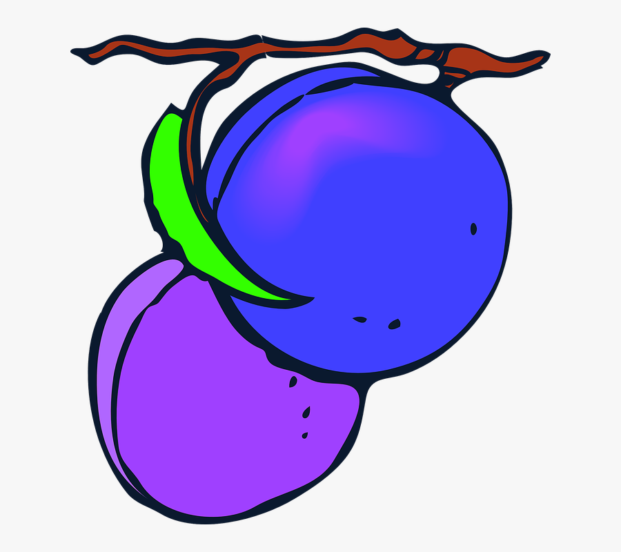 Plum Clip Art, Transparent Clipart