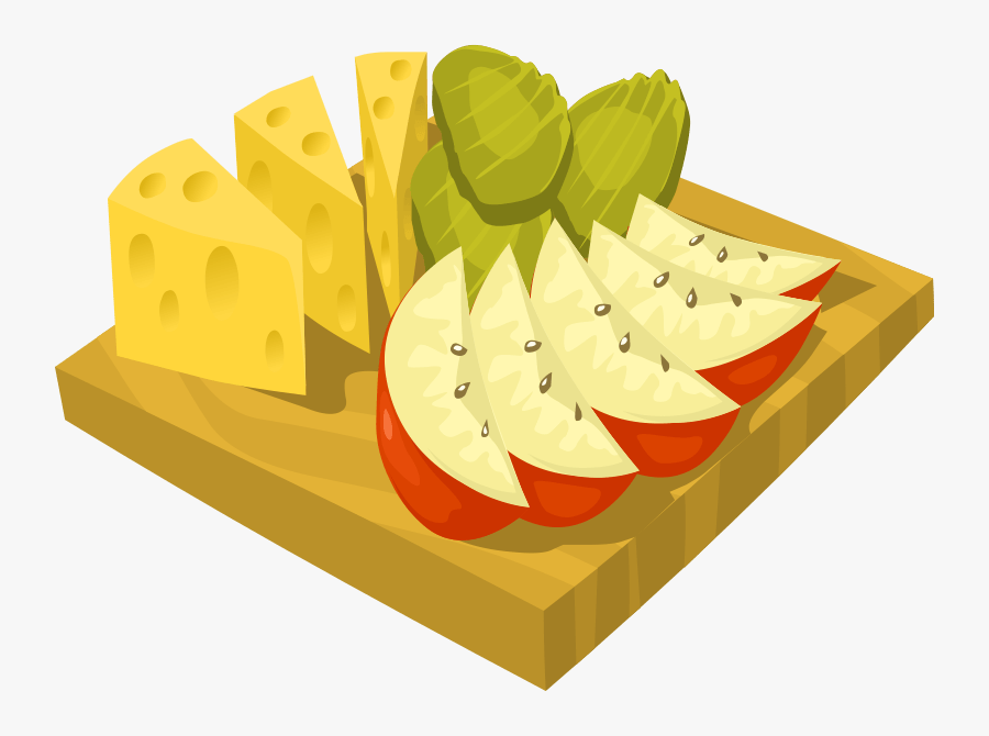 Snack Apple Clip Art Vector Graphic Free Clipart Image - Snack Clipart, Transparent Clipart