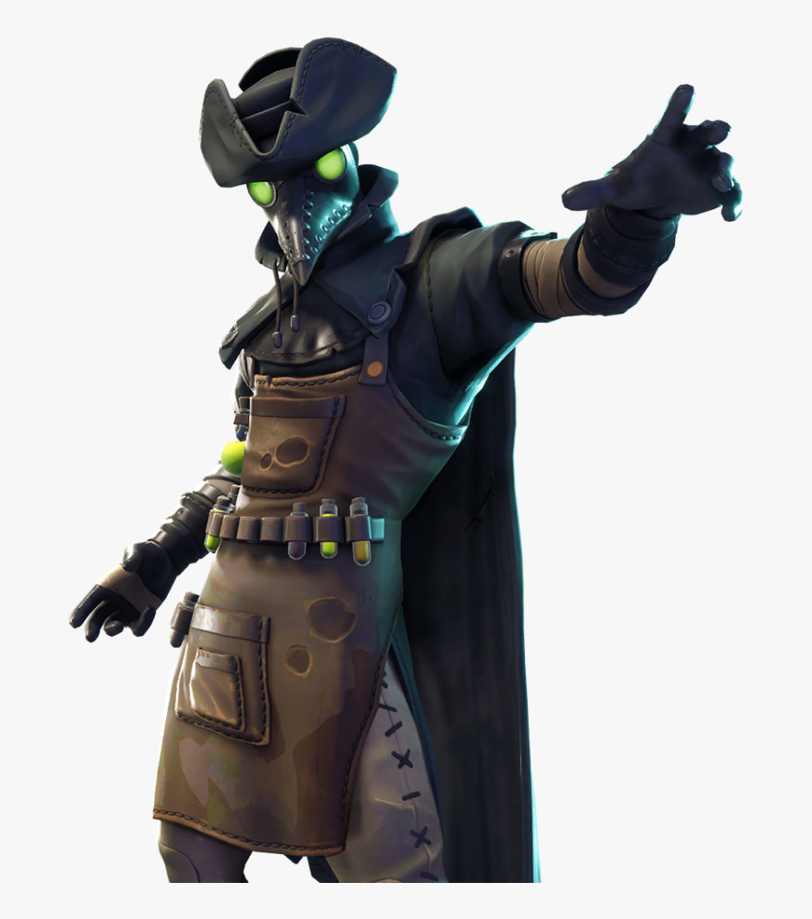 Transparent Plague Doctor Clipart - Plague Fortnite, Transparent Clipart