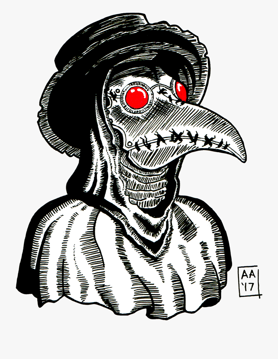 Image Of Plague Doctor - Illustration, Transparent Clipart