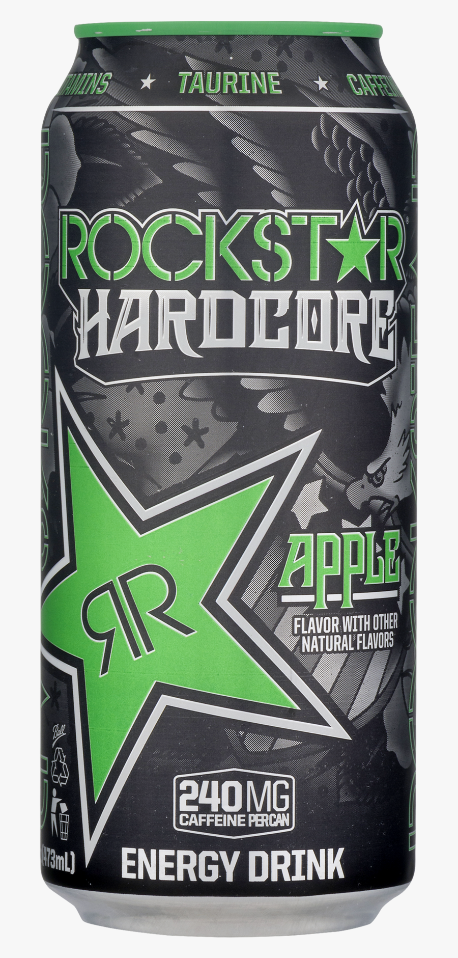 Rockstar Energy Drink, Transparent Clipart