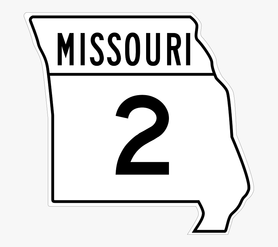 Missouri State Number, Transparent Clipart