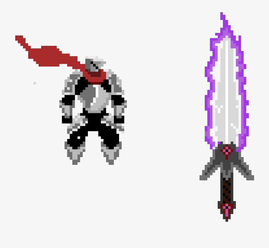 Jim The Knight W/ Sword - Cartoon, Transparent Clipart