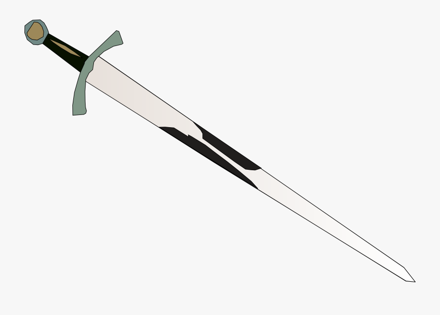 Transparent Black Sword Clipart - Sword Clip Art, Transparent Clipart