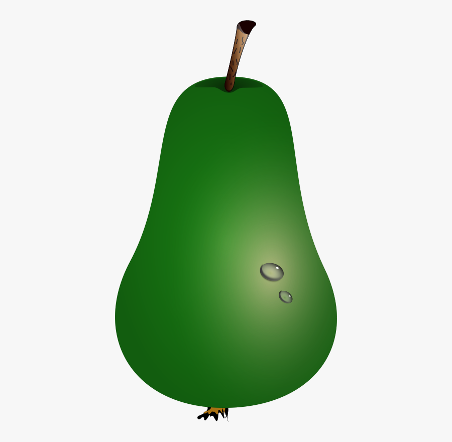 Pear - Päron Clipart, Transparent Clipart