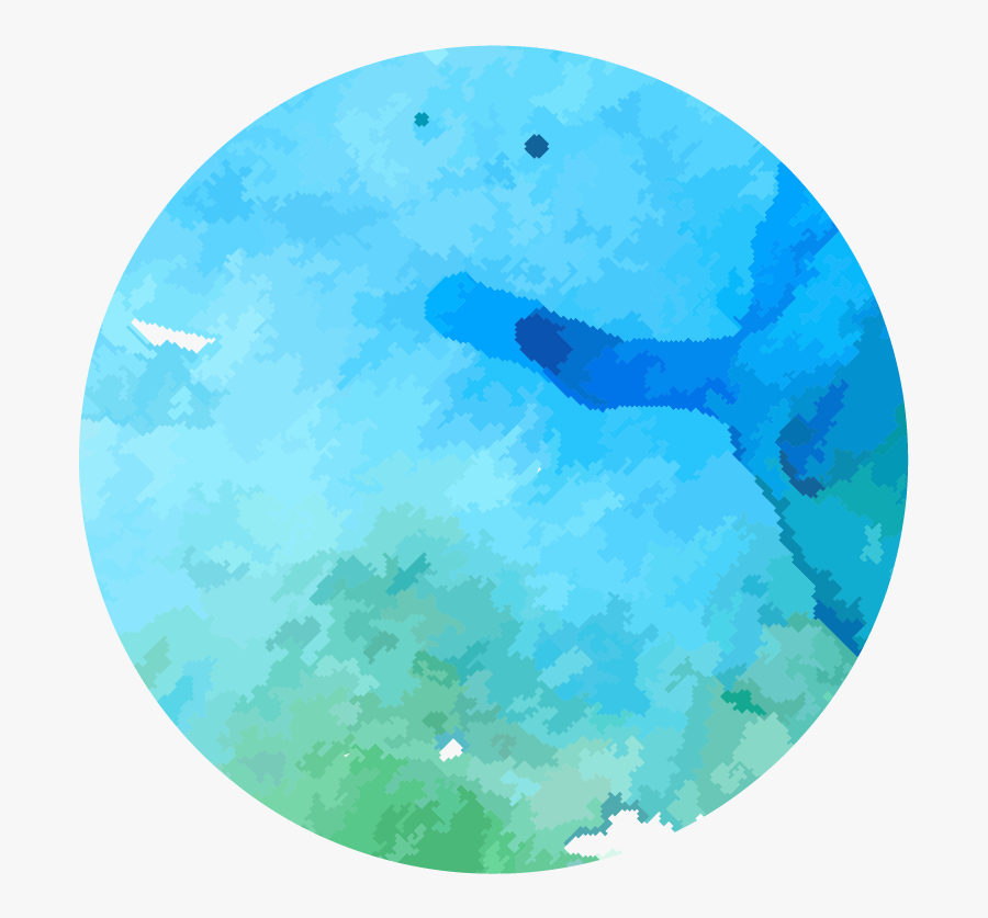 Watercolor Round Small Fresh Brush Strokes Png Download - Brush Stroke Paint Transparent, Transparent Clipart