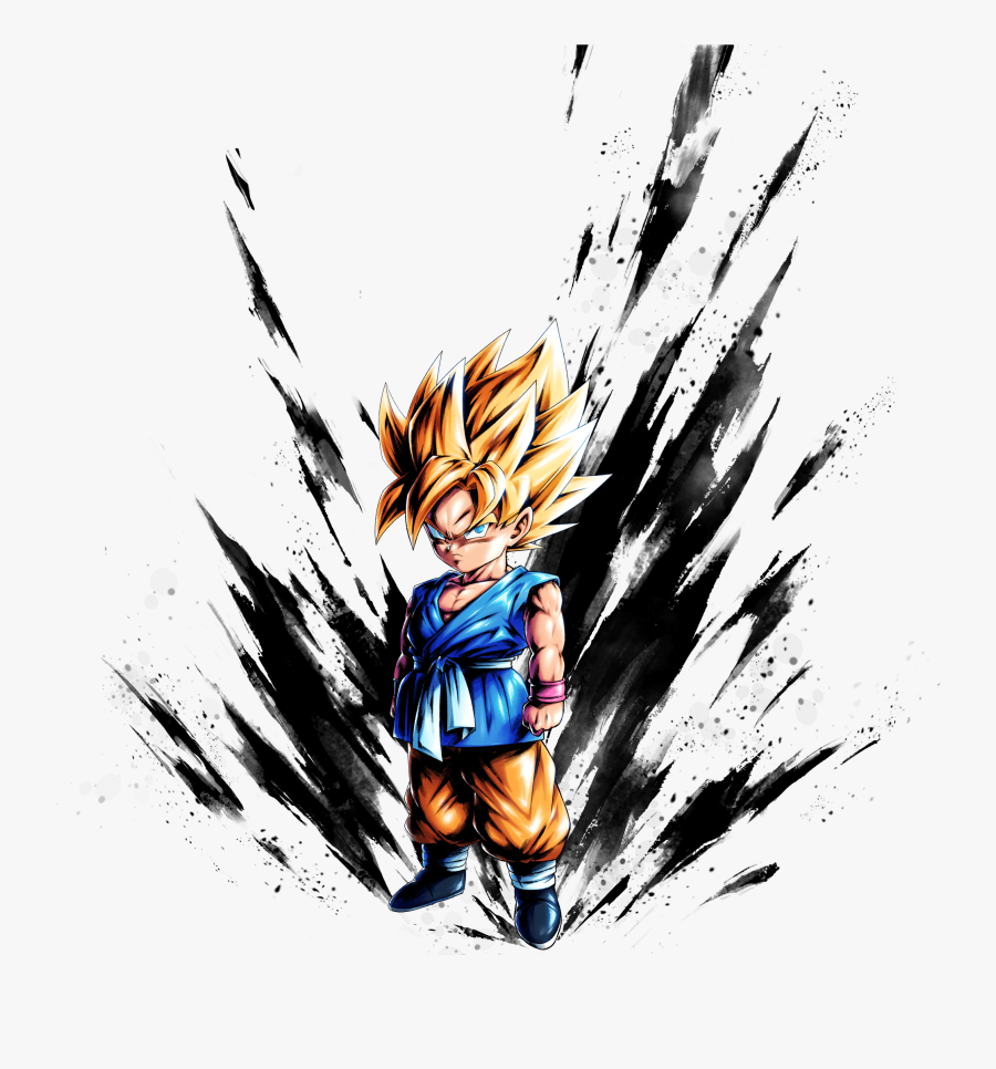 Sp Super Saiyan Kid Goku - Dragon Ball Legends Gt Goku, Transparent Clipart