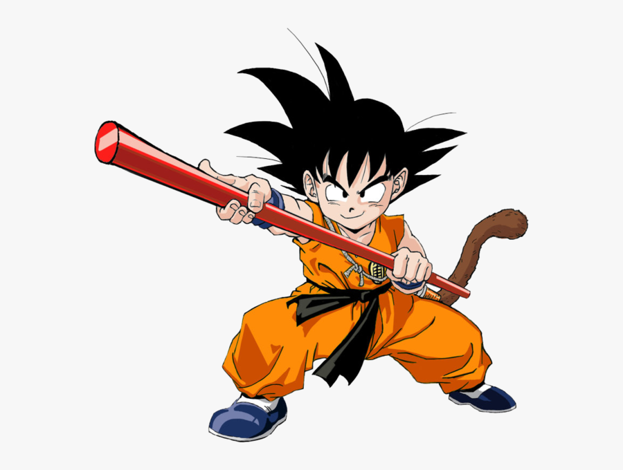 Share This Image - Kid Goku Stick, Transparent Clipart
