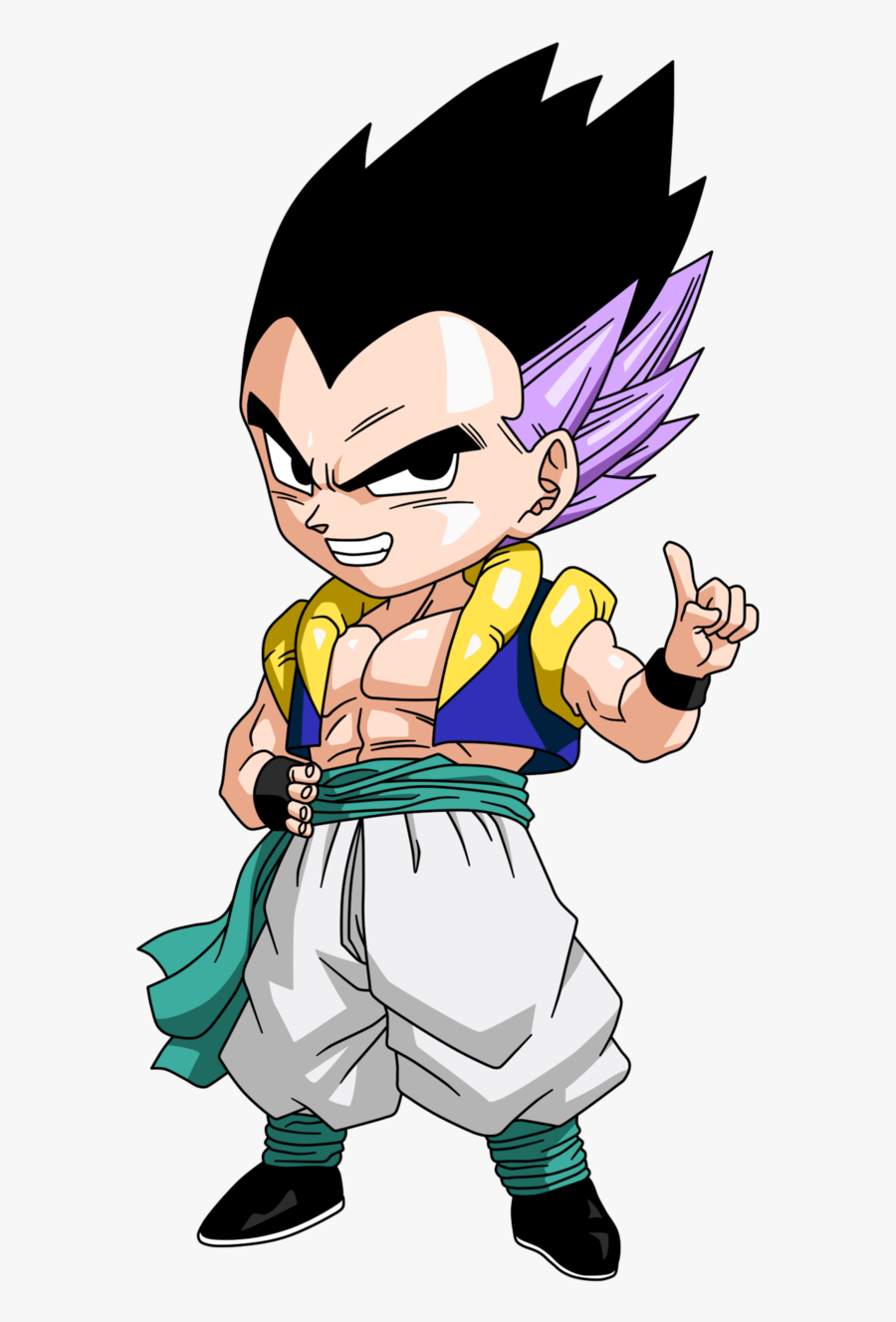 Personajes Chibi De Dragon Ball Gotenks V Dragon - Dragon Ball Z Chibi, Transparent Clipart