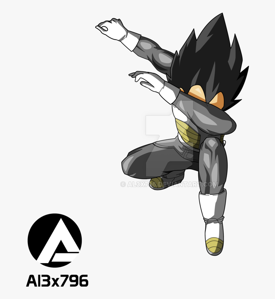 Vegeta Commission By Al - Dab Goku Png, Transparent Clipart