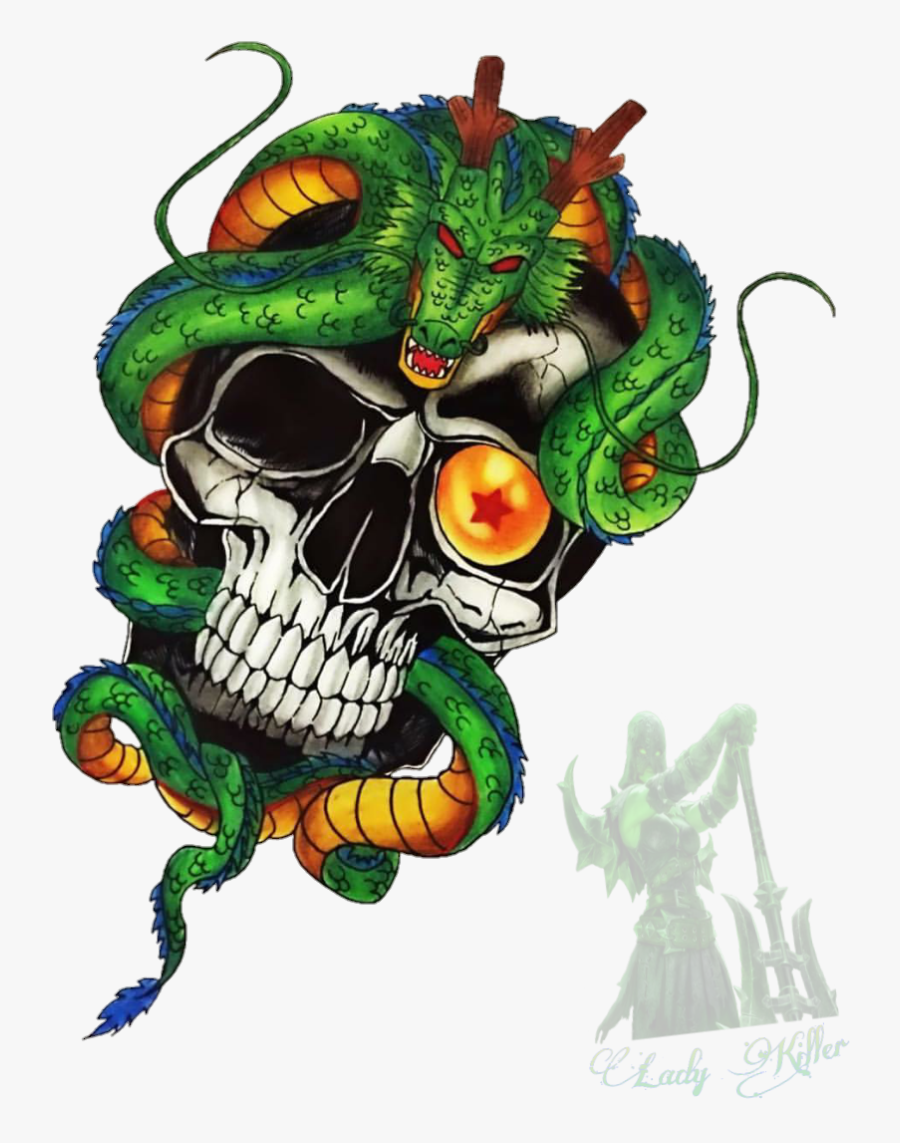 Transparent Dragon Skull Clipart - Dragon Ball Z Skulls, Transparent Clipart