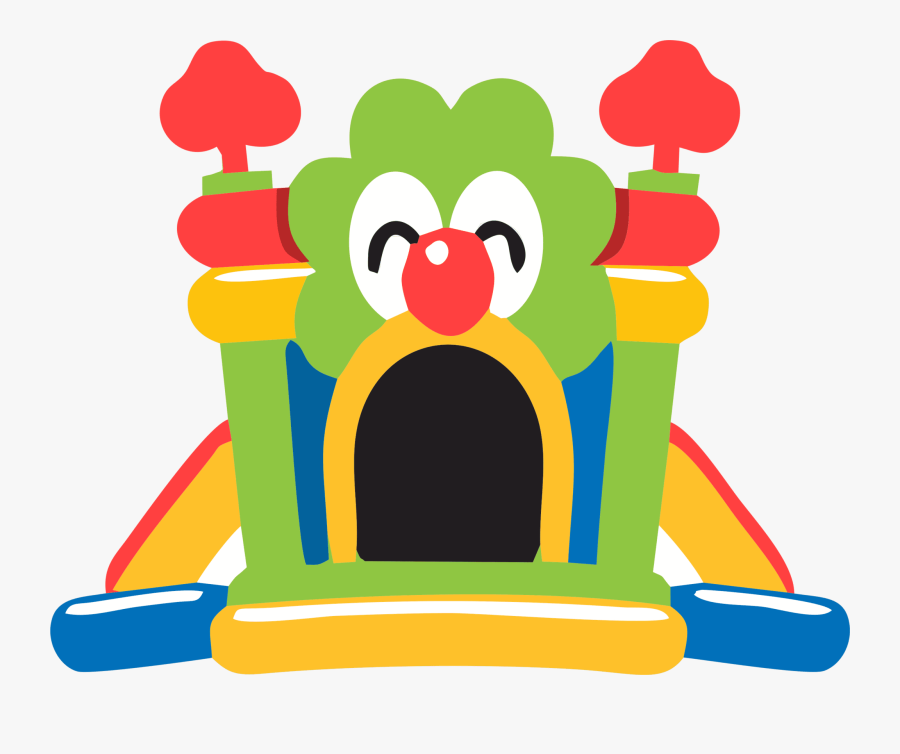 Jumping Castle Vector Png Clipart , Png Download - Bounce House Clipart Png, Transparent Clipart