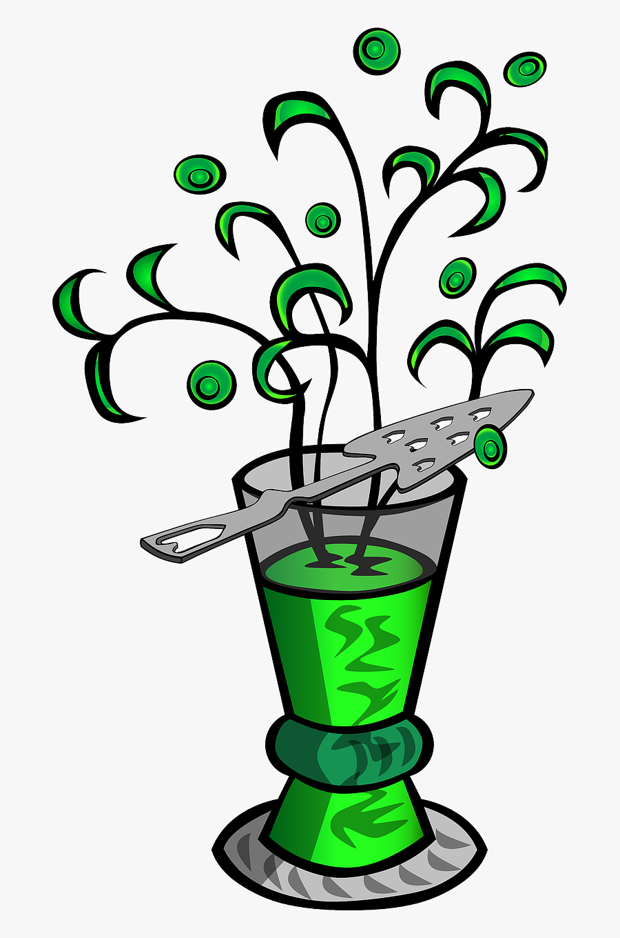 Plants Flowers Drink Free Photo - Absinthe Clipart, Transparent Clipart