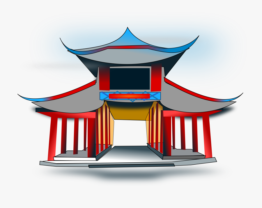 Chinese Clipart Chinese Theme - Chinese Temple Clipart, Transparent Clipart