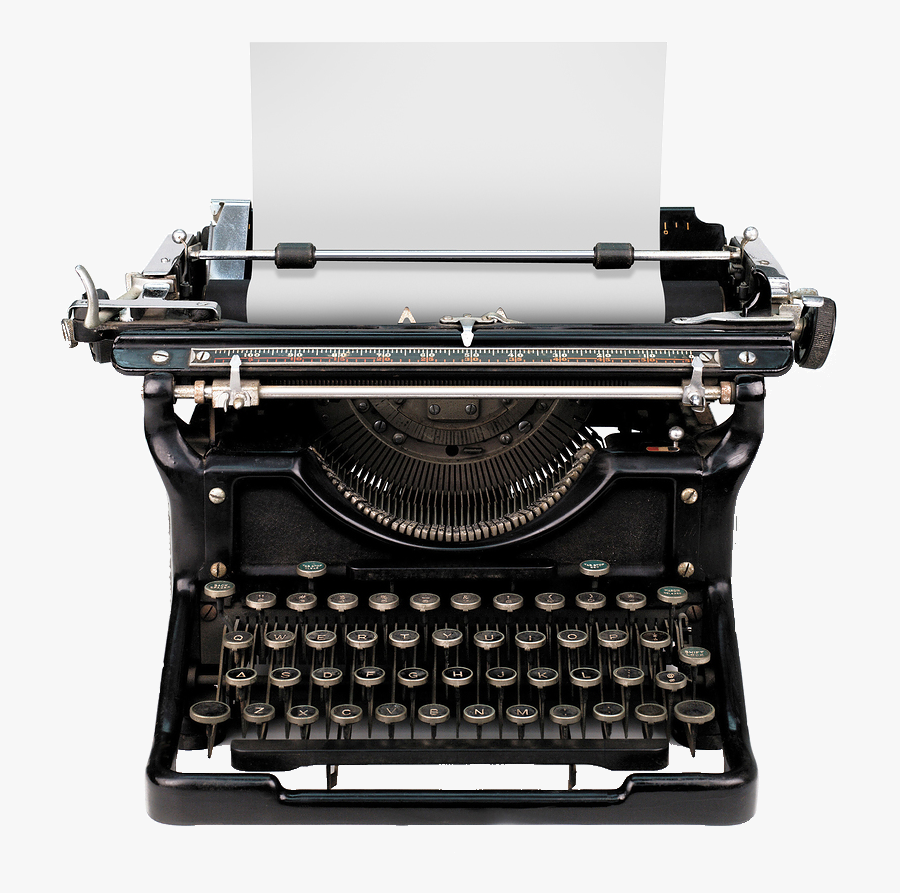 Typewriter Png - Old Typewriter, Transparent Clipart
