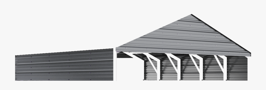 Blue And White Metal Carport, Transparent Clipart
