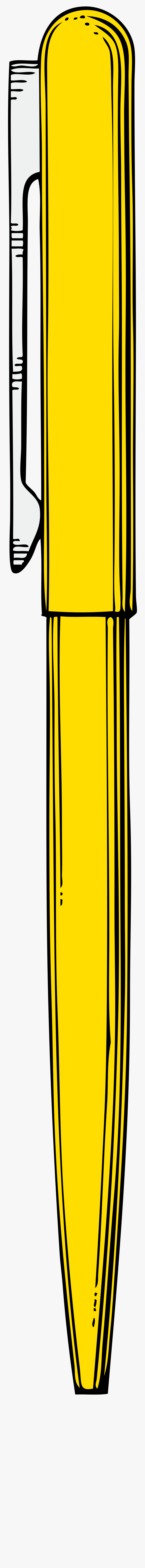 Yellow Pen Clip Art, Transparent Clipart