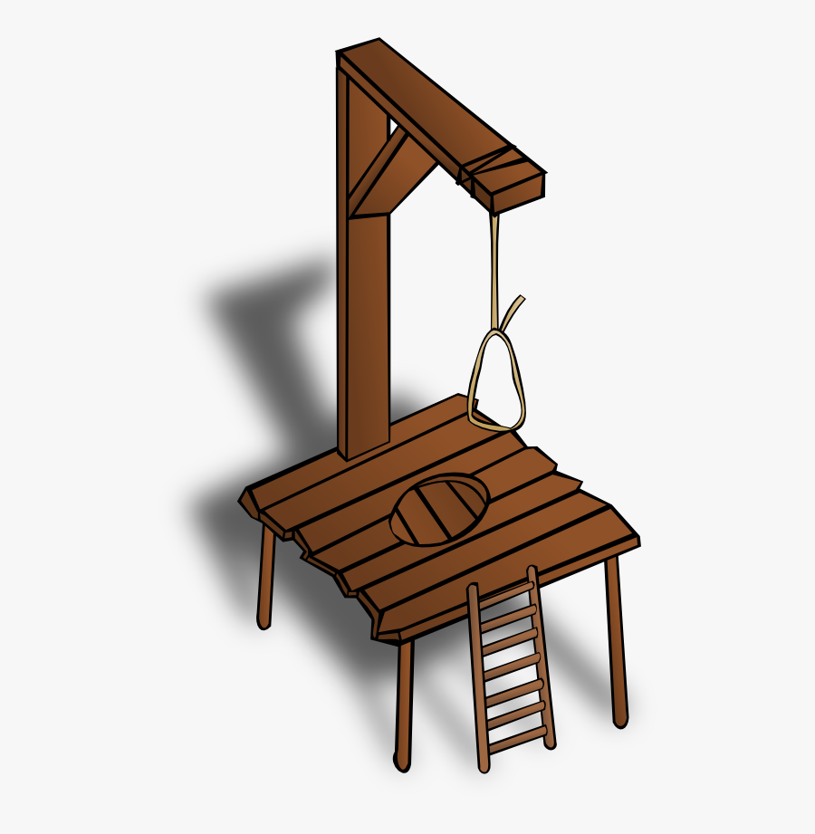 Gallows Hanging Wooden - Capital Punishment Clip Art, Transparent Clipart
