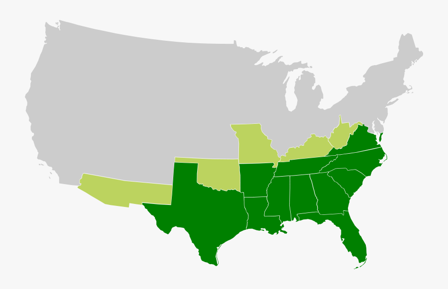 Confederate States, Transparent Clipart