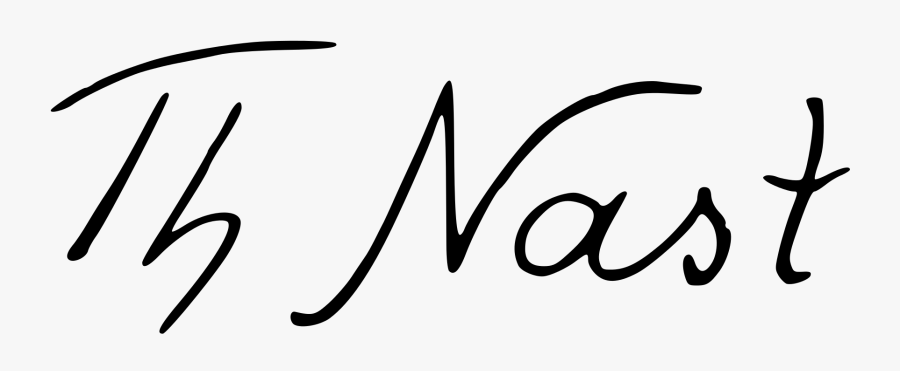 Thomas Nast"s Signature - Thomas Nast, Transparent Clipart