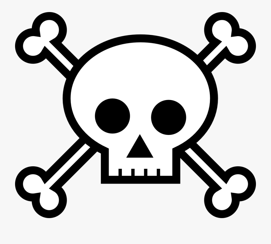 Easy Simple Skull Drawing, Transparent Clipart