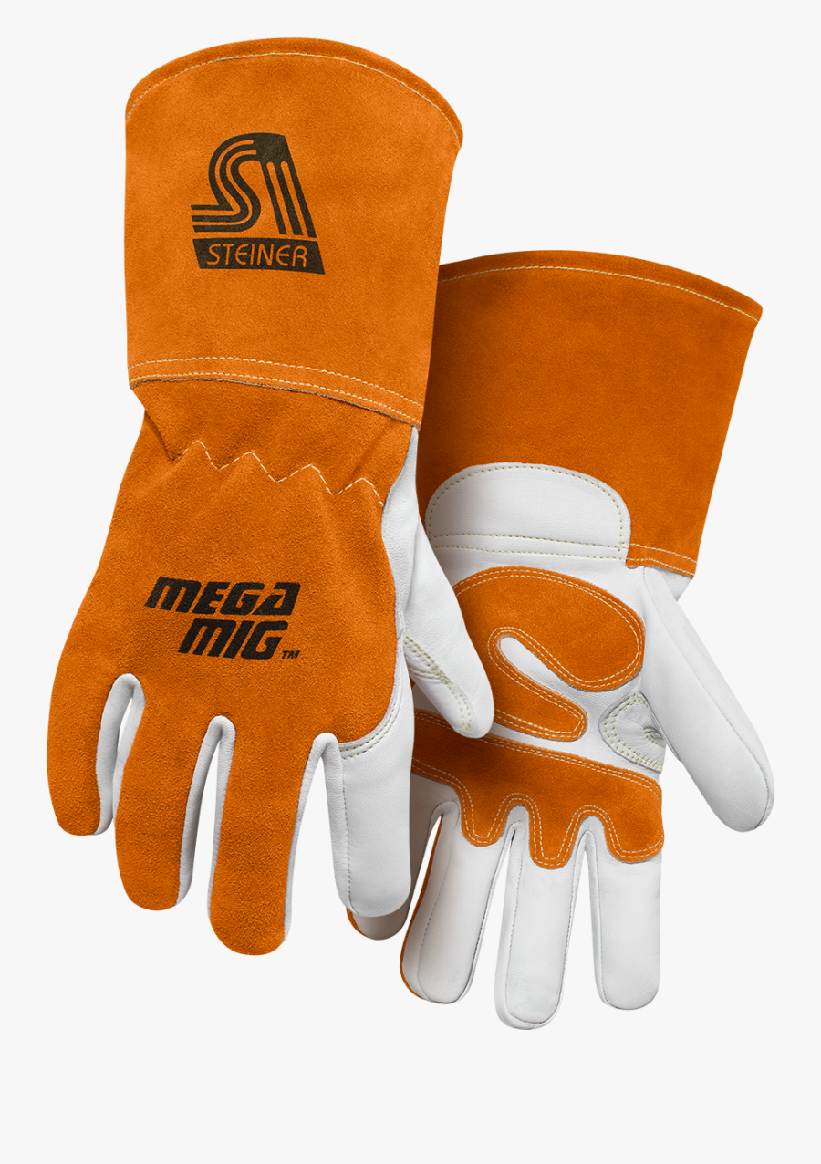 Mig Steiner Industries Mega - Goatskin Mig Welding Gloves, Transparent Clipart