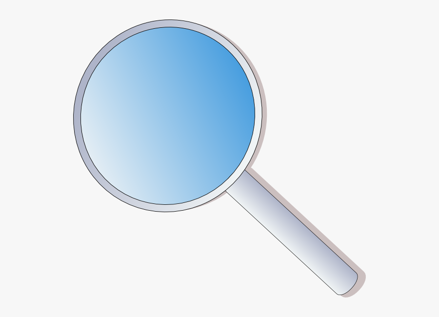 Magnifying Glass Clipart Blue, Transparent Clipart