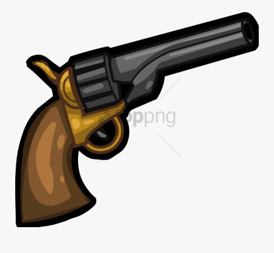 Transparent Bb Gun Clipart - Revolver, Transparent Clipart