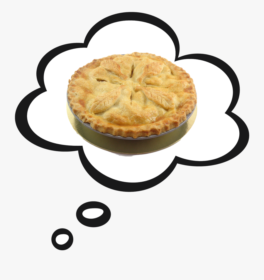 Thought Bubble Transparent - Apple Pie Transparent Background, Transparent Clipart