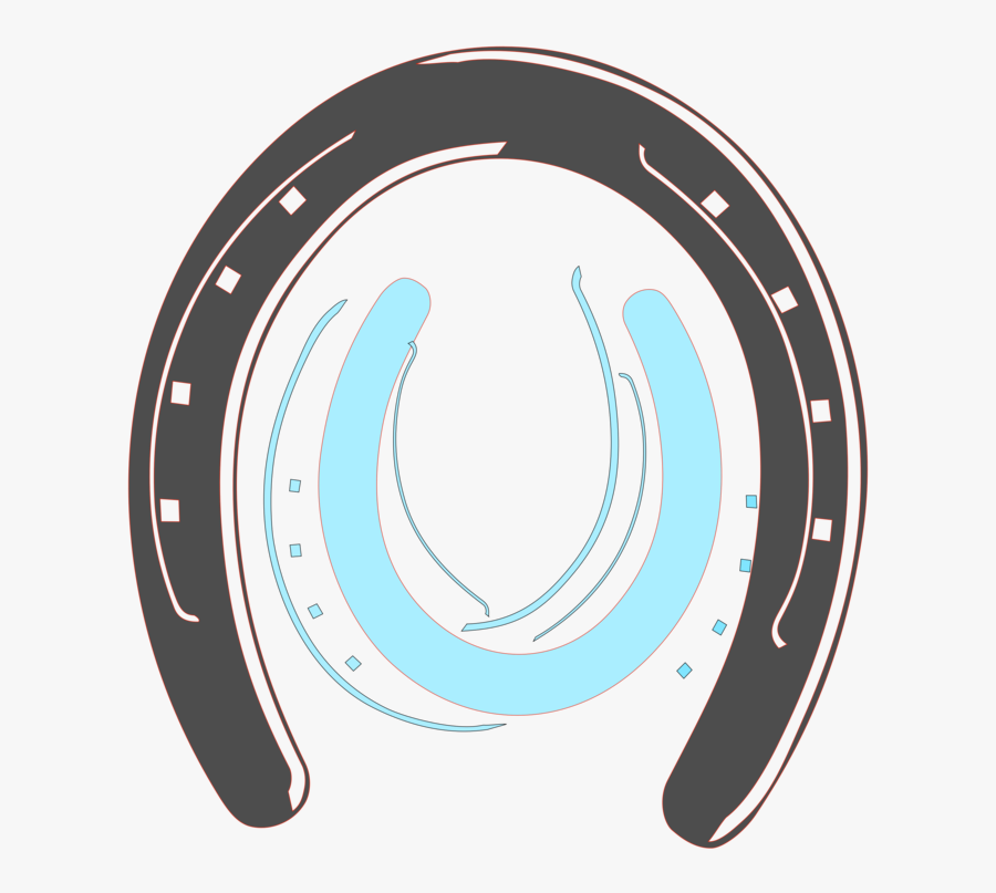 Blue,wheel,symbol - Horse Shoe Images Transparent Background, Transparent Clipart